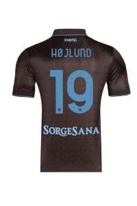 SSC Napoli Rasmus Hojlund #19 Jalkapallovaatteet Kolmaspaita 2025-26 Lyhythihainen